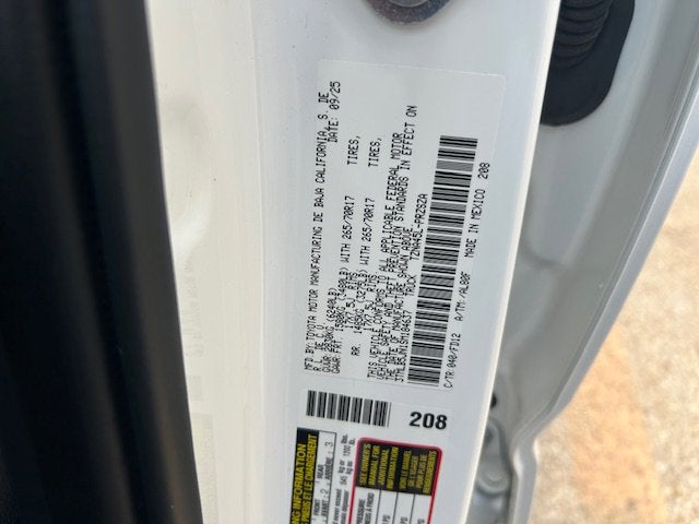 2025 Toyota Tacoma 4WD SR5