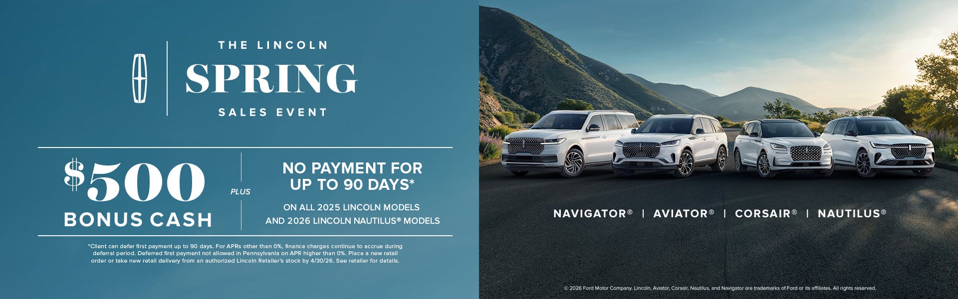 The Lincoln Spring Sales Event 
