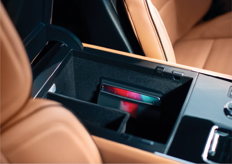 The interior of a 2023 Lincoln Aviator® Black Label model is shown in the Flight theme | Bluebonnet Motors Lincoln in New Braunfels TX