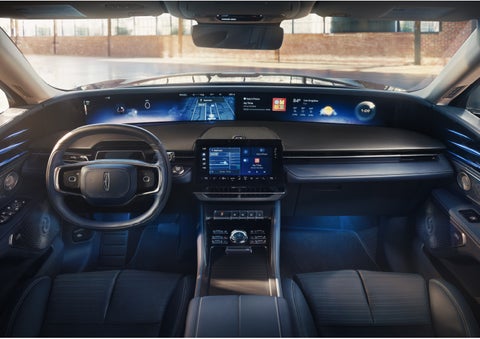 The panoramic display is shown in a 2026 Lincoln Nautilus® SUV. | Bluebonnet Motors Lincoln in New Braunfels TX